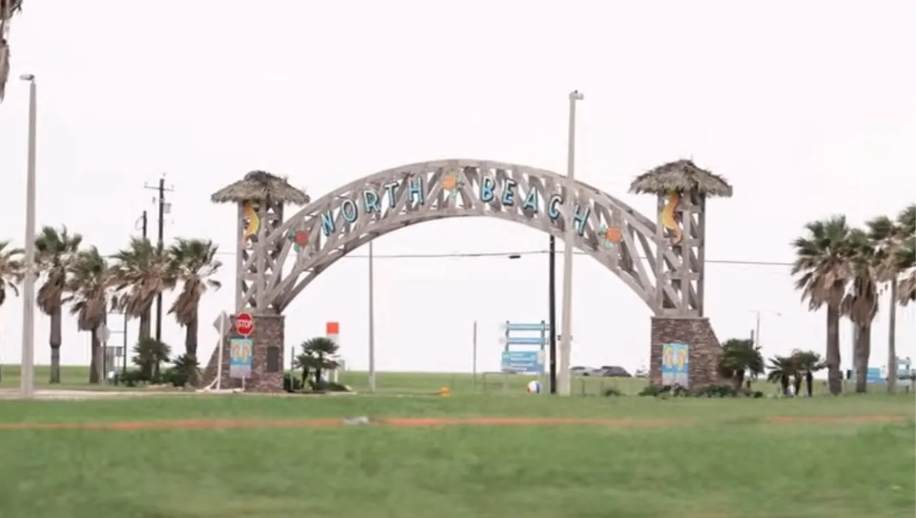 North Beach of Corpus Christi, Texas, United States Of America