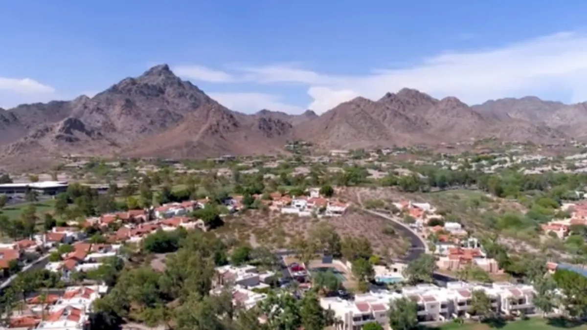 Drone View of Mesa, Arizona, United States Of America