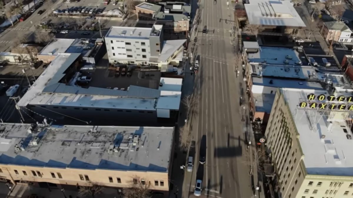 Drone view of Montana United States Of America