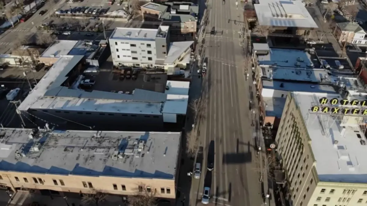 Drone view of Montana United States Of America