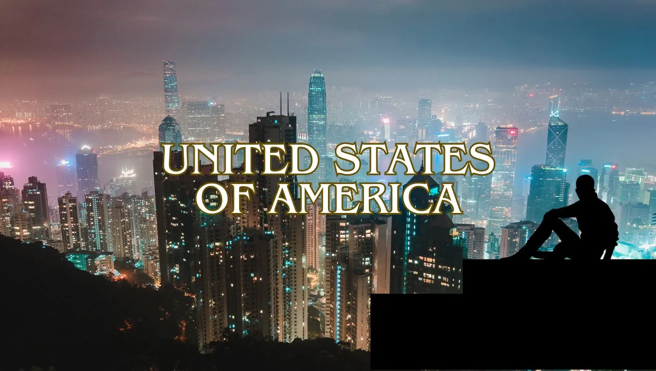 Skyline view of United States of America