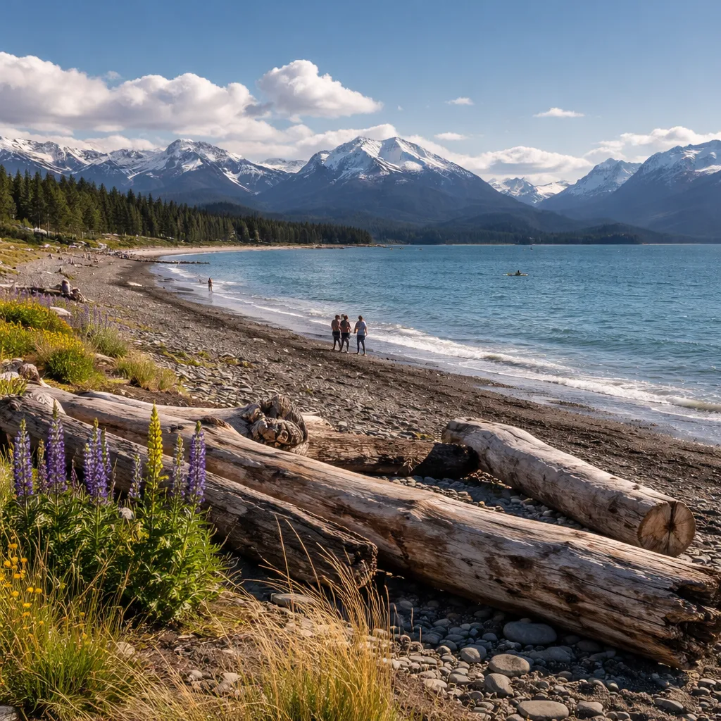 Alaska Islands & Ocean Visitor Center Beach
