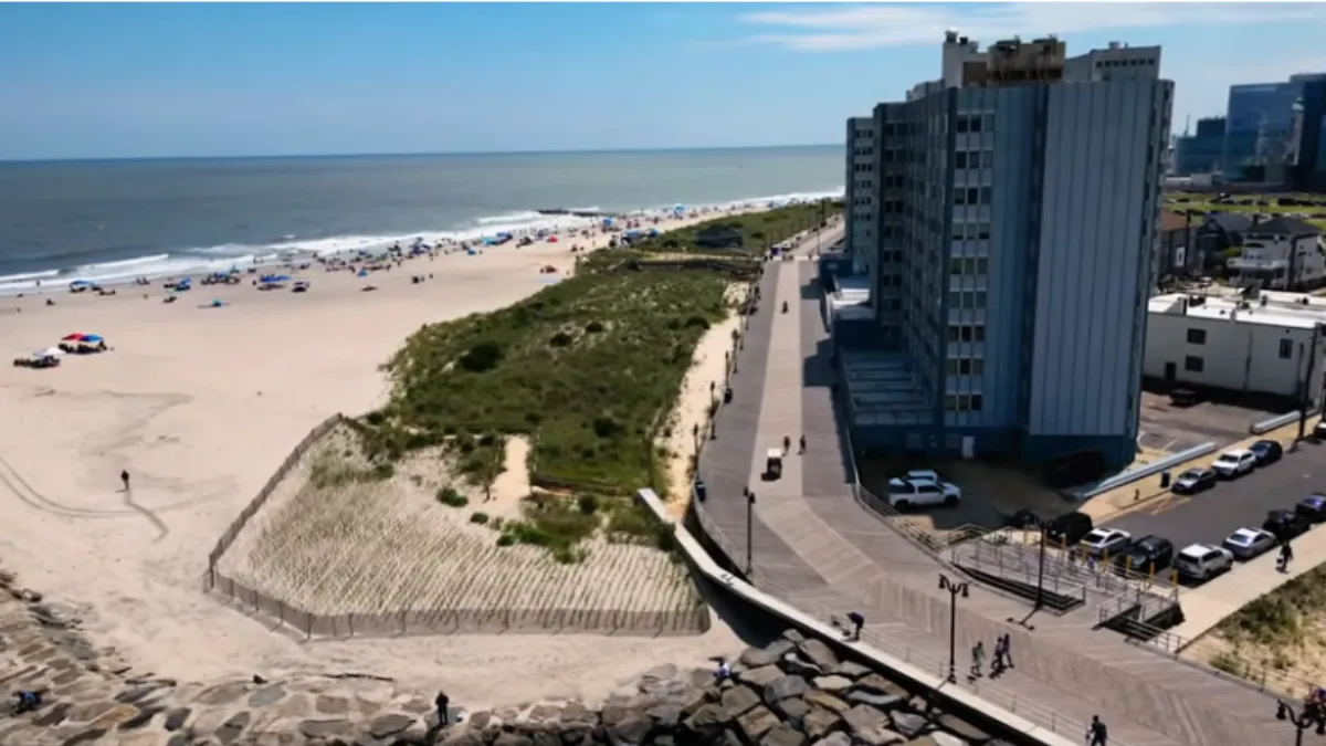 Boardwalk of Atlantic City, New Jersey, United States Of America