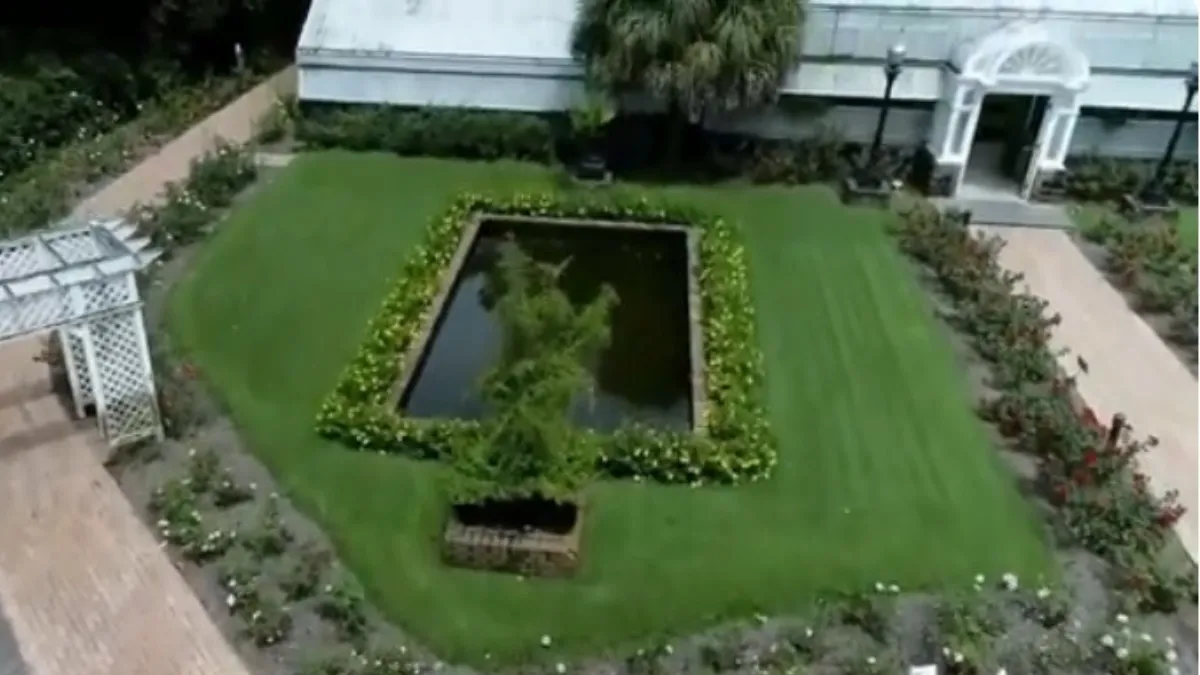 Drone View Of Bellingrath Gardens, Mobile, Alabama, United States Of America