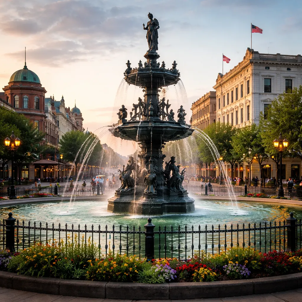 Court Square Fountain