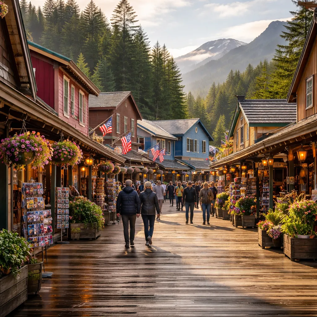 Dock Street Shopping Area