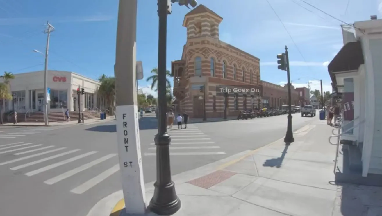 Duval Street Road From Key West at Florida United States Of America