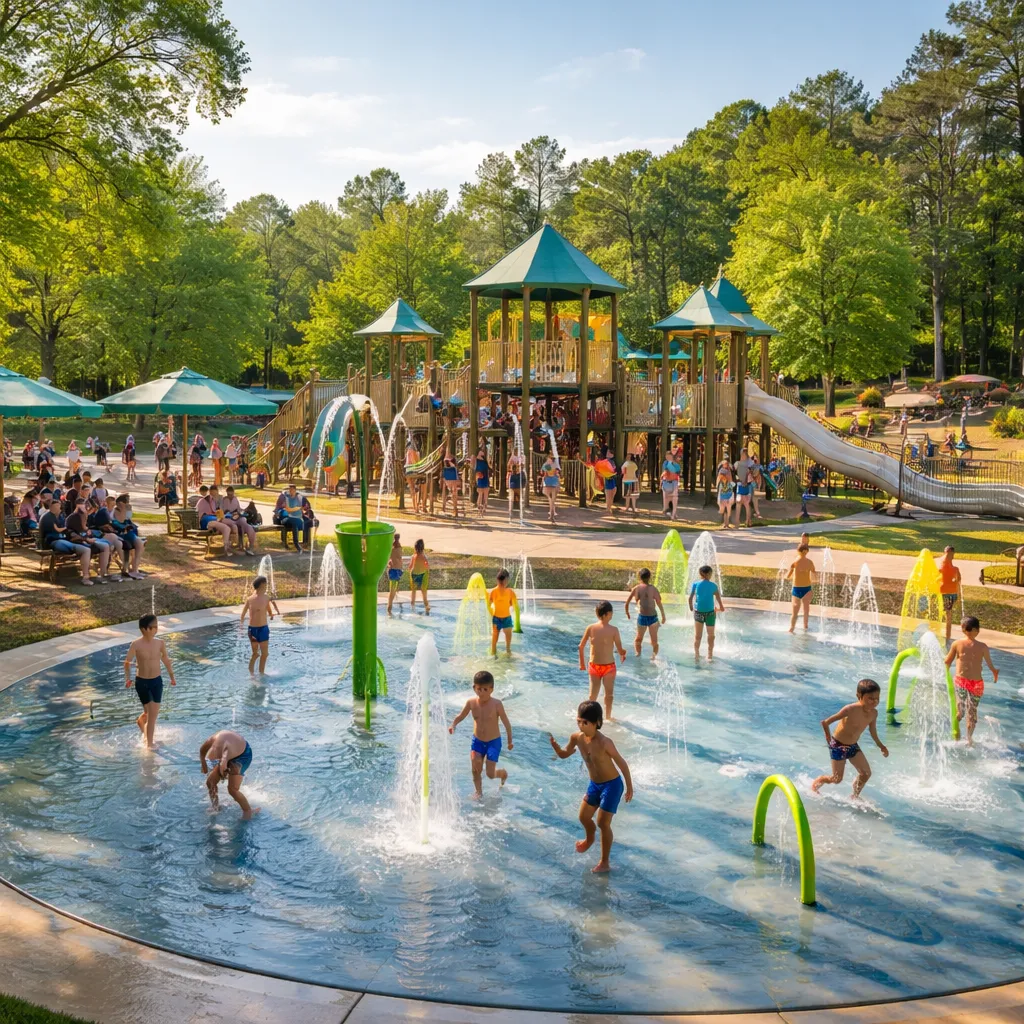 Explore Playground and Splashpad