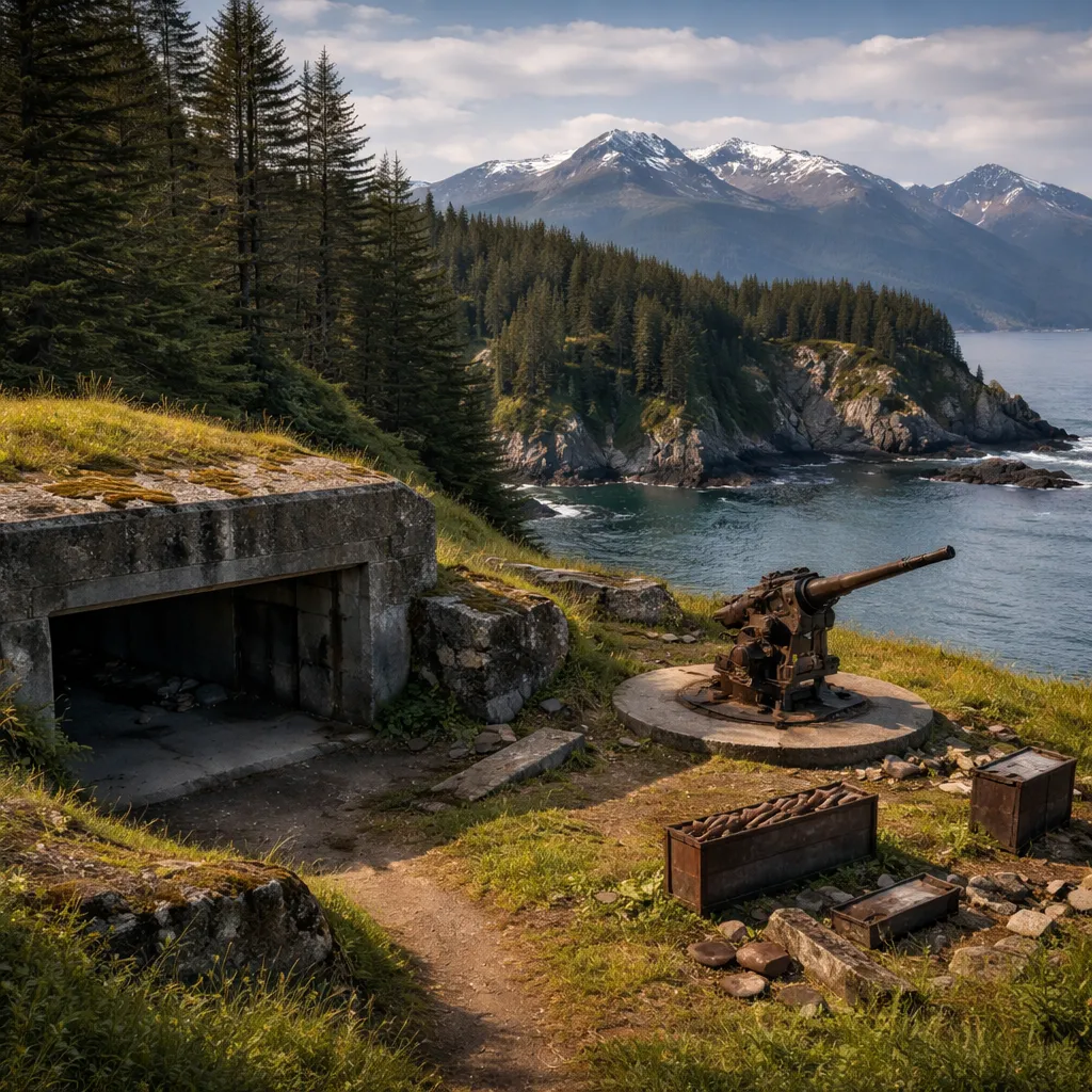 Fort Abercrombie Bunker and WWII Remains