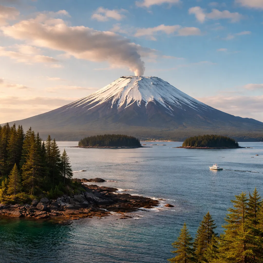 Mount Edgecumbe Volcano