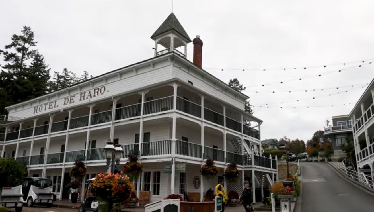 Hotel at San Juan Islands, Friday Harbor, Washington, United States Of America