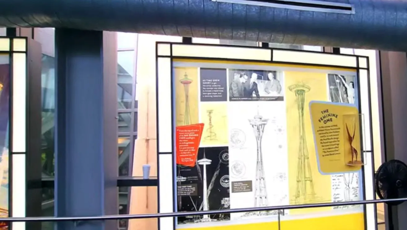 insider view of Space Needle Seattle Washington United States Of America