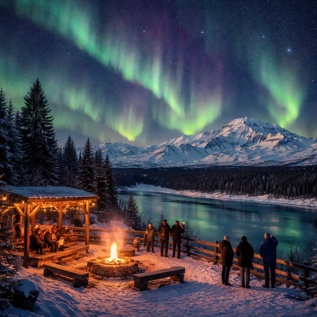 Talkeetna Aurora Viewing Areas