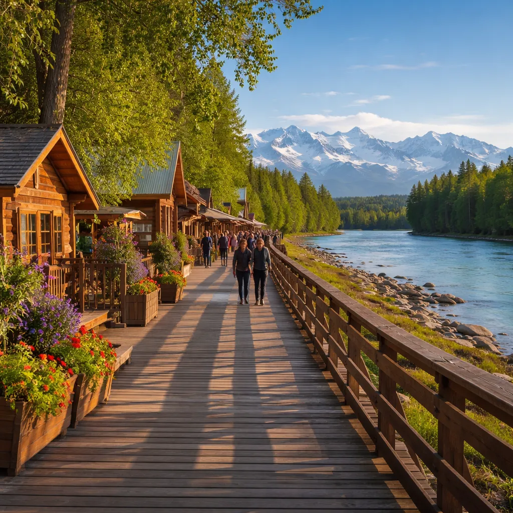 Talkeetna Riverfront Boardwalk