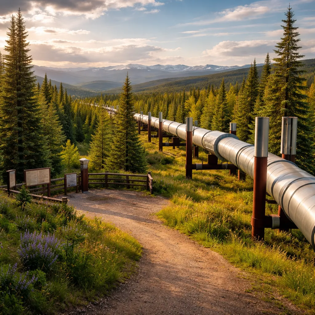 Trans Alaska Pipeline Viewing Point