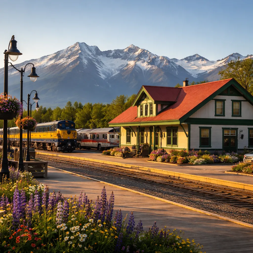 Wasilla Railroad Depot Area